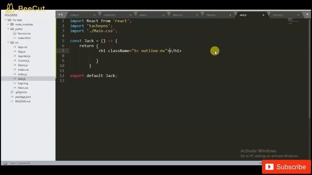 How to create custom file in react | how to install tachyons | css in react | hindi смотреть онлайн