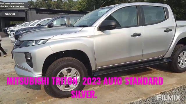 MITSUBISHI TRITON AUTO STANDARD . 2023 SILVER . смотреть онлайн