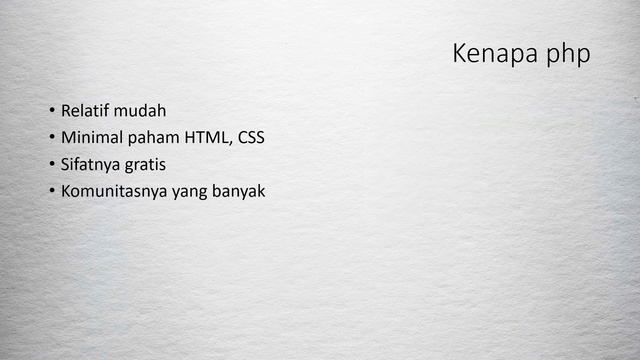 #1 Awal Mula PHP dan Kenapa PHP смотреть онлайн