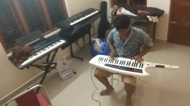 Roland Ax Synth keytar solo by Vishal REN. смотреть онлайн