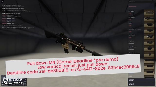 m4a1 setup deadline смотреть онлайн