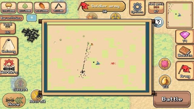 MASSIVE Bug Army Vs. My Ant Army in Pocket Ants Colony Simulator смотреть онлайн