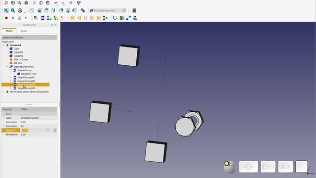 FreeCAD - Exploded Assembly + Hidden FreeCAD Gem смотреть онлайн