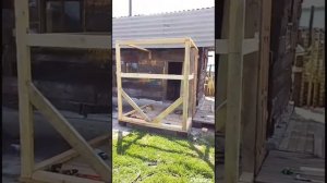 ремонт бани|пристройка предбанника 2*2 каркасный предбанник