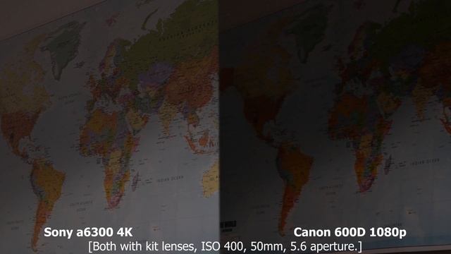 Sony a6300 vs Canon 600D - video comparison смотреть онлайн