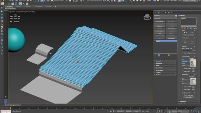 Forest Pack Pro для 3D max. Урок 9. Вкладка "Surfaces". смотреть онлайн