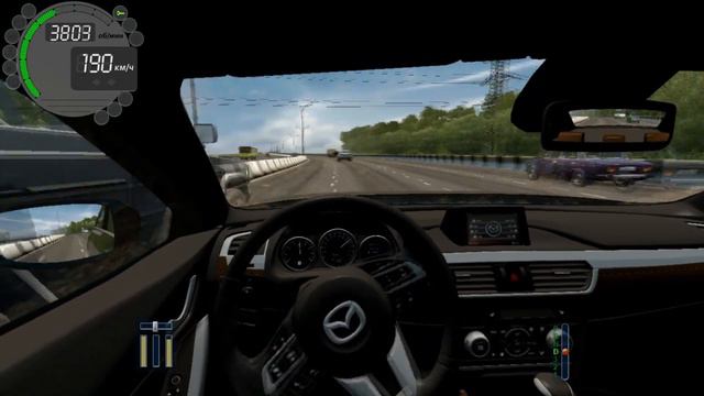 City Car Driving - MAZDA 6 2.5 2018 | Fast Driving смотреть онлайн
