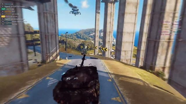 HUGE MULTIPLAYER HELICOPTER RAID in Just Cause 3 Multiplayer! смотреть онлайн