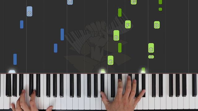 Ecossaise in E flat / ABRSM Piano Grade 3 2021 & 2022, A:1 / Synthesia Piano tutorial смотреть онлайн