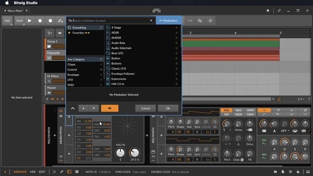 Bitwig Studio 3.1 - Micro-pitch - Pitch-12 - Tutorial смотреть онлайн