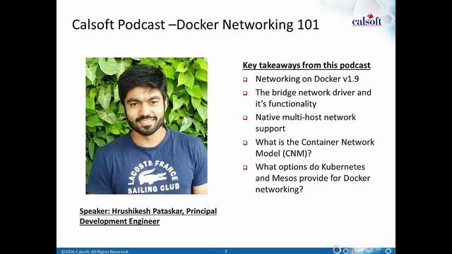 Calsoft Podcast - Docker Networking 101 смотреть онлайн