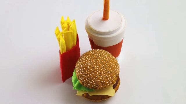 FoodBoxToys Игровой набор продуктов из фетра "Фастфуд" смотреть онлайн
