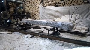 Самодельная пилорама ленточная