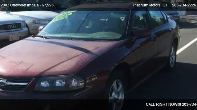 2003 Chevrolet Impala LS -3.8 V6 Motor - for sale in Ansonia, CT 06401 смотреть онлайн