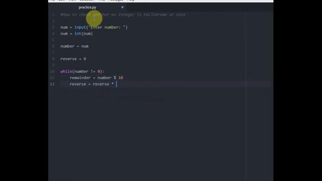 How to Check a Integer for Palindrome in Python смотреть онлайн
