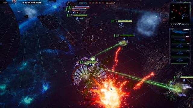 Necrons vs Eldar! - Open Beta, Battlefleet Gothic Armada 2 смотреть онлайн