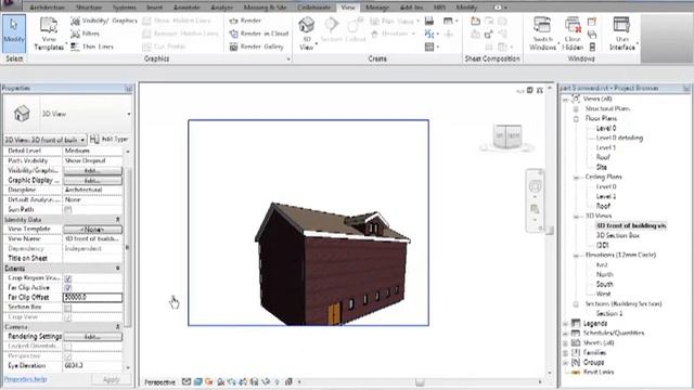 1-8 pt2 View Duplication, Section Box, Camera Setup & Rendering смотреть онлайн