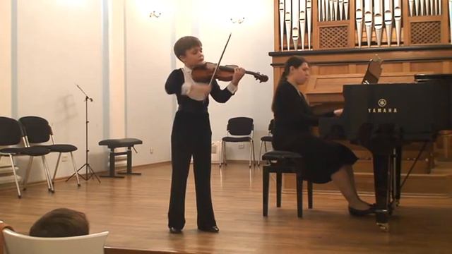 Wieniawski, Violin Concert 2 in D minor, 3 mov. (Daniil Bulayev, 8 y/o) смотреть онлайн