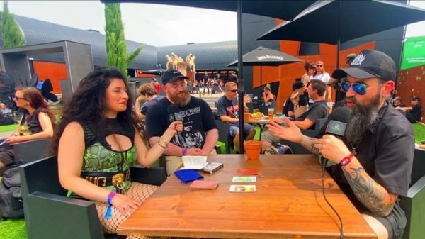 1349 Interview + Psycard Reading w/ Seidemann (also of Svart Lotus) - Hellfest 2023