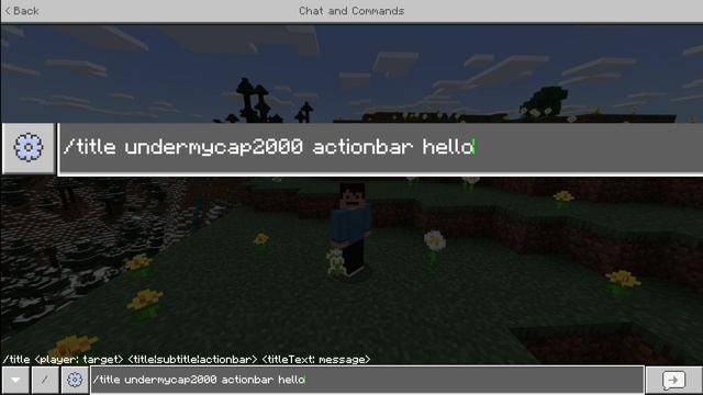 Minecraft Bedrock Title Command Tutorial For Bedrock MCPE! смотреть онлайн