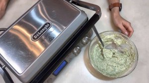 ВАФЛИ СО ШПИНАТОМ | закусочные вафли