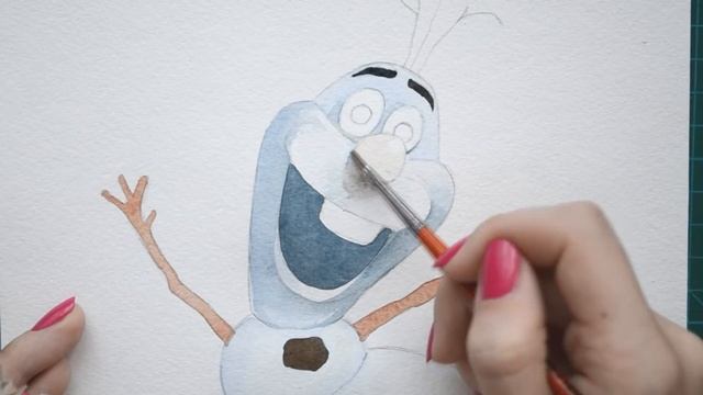 Рисуем Вместе. Снеговик Олаф / How To Draw Snowman Olaf смотреть онлайн