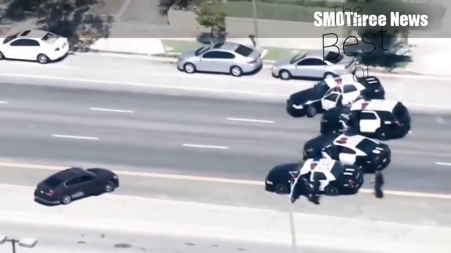 Полицейские погони в США (подборка видео) смотреть онлайн