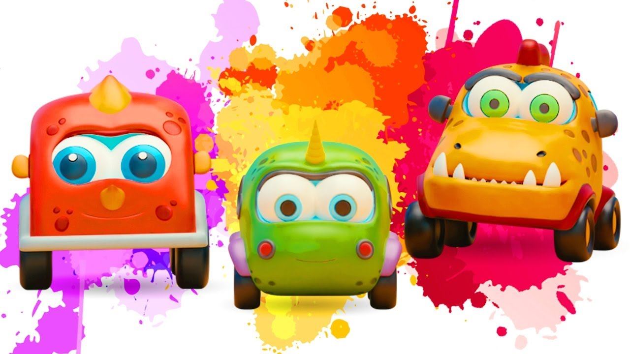 Мультики для малышей про машинки. Машинки Мокас играют в прятки! Басси завалило кубиками смотреть онлайн