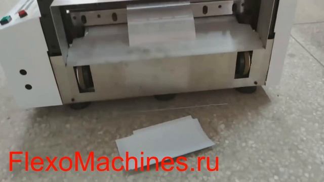 QD-400-table - листорезальная настольная машина - листорезка - флаторезка в процессе тестирования - смотреть онлайн