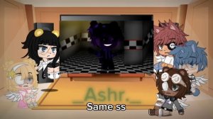 Missing kids react to Afton Family memes // GCRV // FNAF 1 // Gacha Club