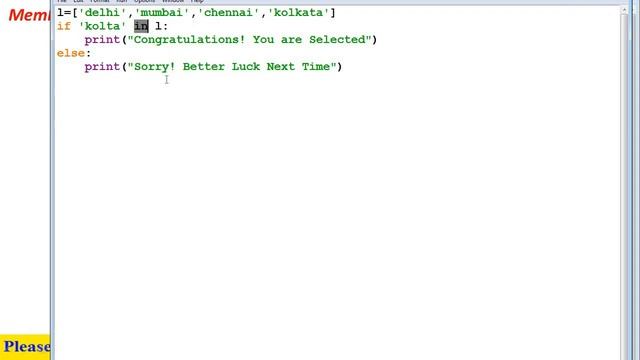 Traversing a LIST using Loop in Python | Membership Operator ‘IN’ in Python Programming смотреть онлайн