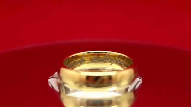 Кольцо Всевластия макро съемка надпись на кольце лазерная гравировка сайт ringone.ru смотреть онлайн