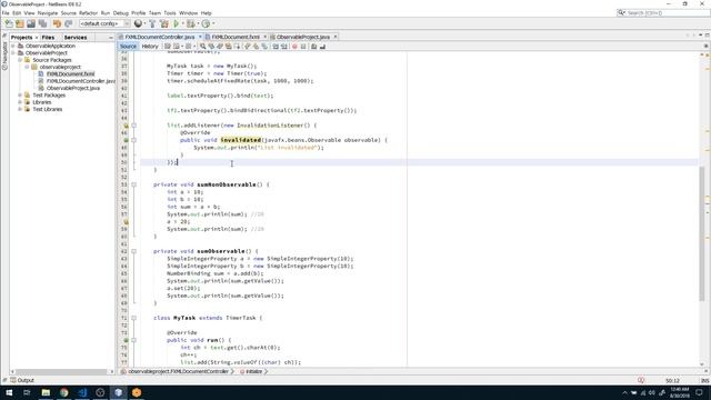 JavaFX ObservableList смотреть онлайн