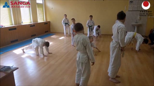 Экзамен по каратэ. ОФП. JKA Belarus. Karate test. Fitness смотреть онлайн