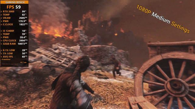 RTX 3060 + i5 12400F : Test in 20 Games in 2024 смотреть онлайн