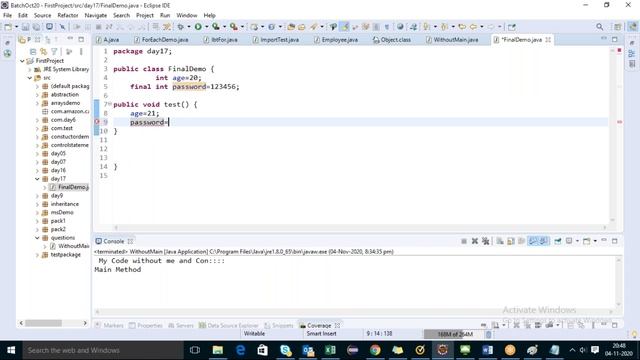 Java Tutorials 17 - Non Access Modifiers смотреть онлайн