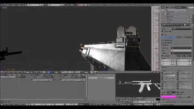 Custom Ak 12 in blender смотреть онлайн