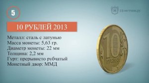 Топ-10 Самых Дорогих Десятирублёвых Монет России..mp4
