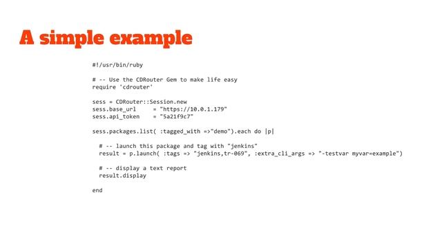 Using the CDRouter Web API смотреть онлайн