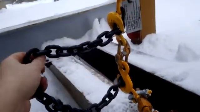 Видео по контролю и испытаниям цепного стропа смотреть онлайн