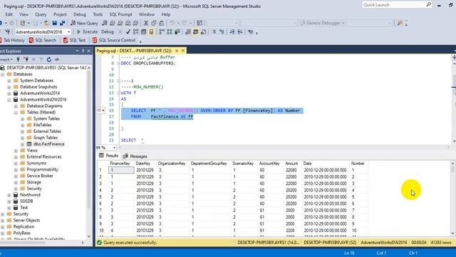 Paging In SQL Server смотреть онлайн