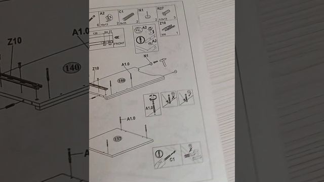 Инструкция по сборке письменного стола TIFFANY от АНРЭКС #shorts смотреть онлайн