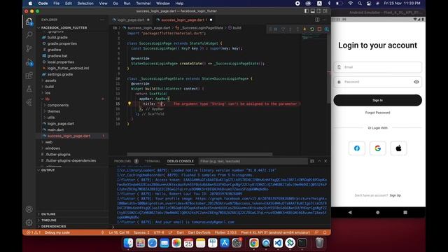 Facebook Login with Flutter | Facebook Login | Facebook Sign In #facebooklogin #fluttertutorial смотреть онлайн