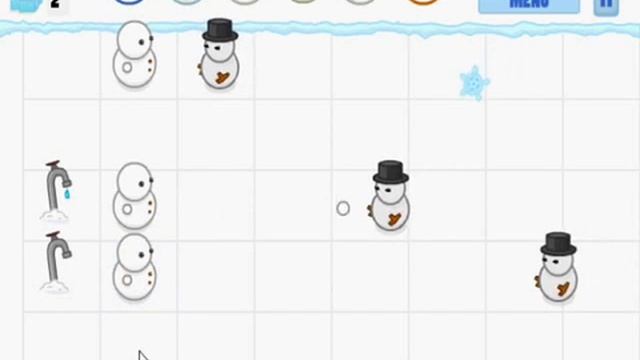 Battle of the snowmen gameplay смотреть онлайн