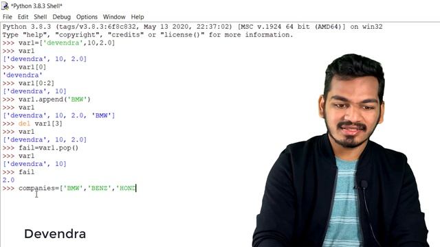 #5 Python Tutorial for Beginners | List in Python | తెలుగులో смотреть онлайн