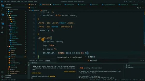Music Website & App with React JS and Tailwind CSS with source code -Tutorial Learning Tailwind CSS