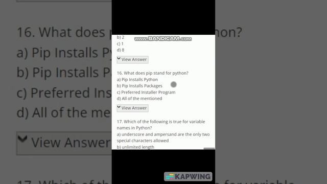 PIP Full Form?? ? #python смотреть онлайн