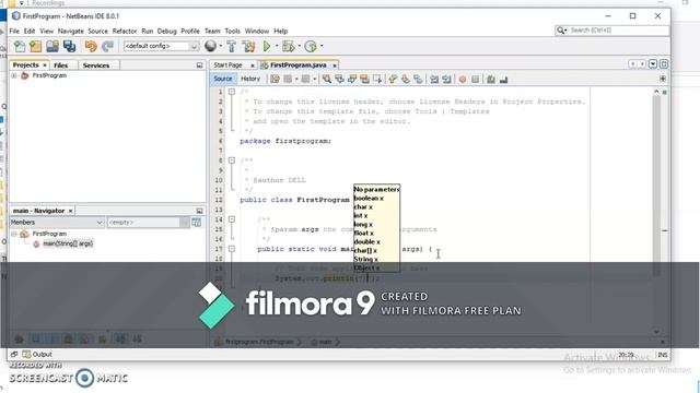 Programming Link (Ragita Nair)-Basic Java Programming-First Java Program using NetBeans IDE 8.0.1 смотреть онлайн