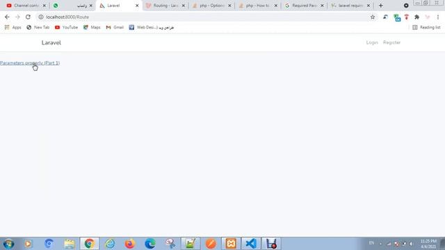 How to use Route Parameters with Laravel 8? ( PART 1 ) смотреть онлайн