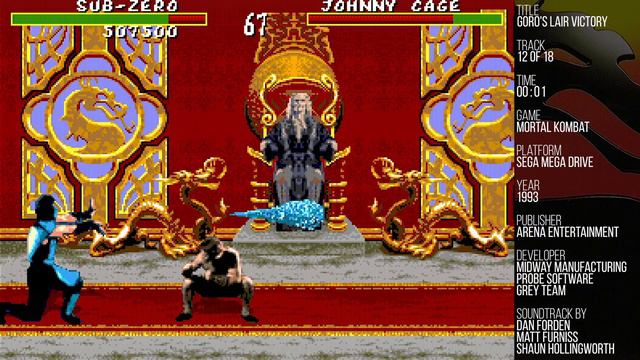 Mortal Kombat - Goro's Lair Victory [SEGA Mega Drive Soundtrack] смотреть онлайн